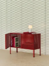 Komoda Perforated Cabinet Floor Small, wine red