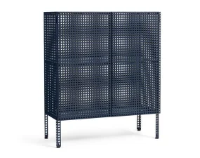 Komoda Perforated Cabinet Floor Medium, steel blue
