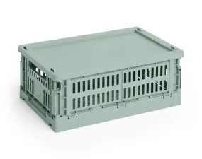 Plastové víko Colour Crate Small, sage green