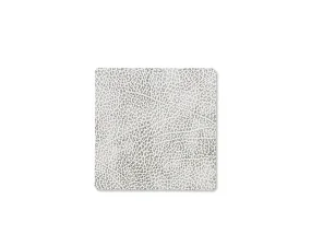 Podložka pod skleničku Square Hippo, white-grey