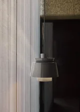 Závěsná lampa Utzon JU1, stone grey