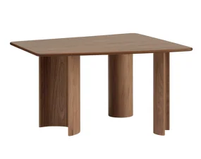 Stůl Re-norm 130x120, lacquered walnut