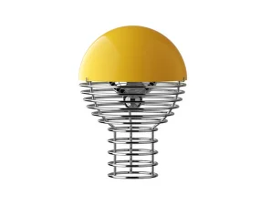 Přenosná lampa Wire 18, yellow