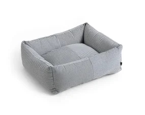 Psí pelíšek Dogs Bed Zip S, blue and white stripe