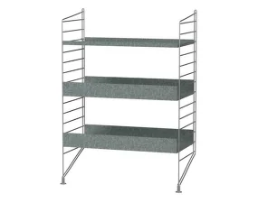 Venkovní policová sestava String Outdoor B, galvanized