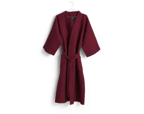Župan Waffle Bathrobe, burgundy