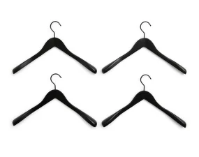Ramínka Smooth Wide set 4ks, black