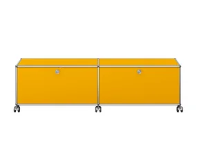Komoda na kolečkách USM Haller M61, golden yellow