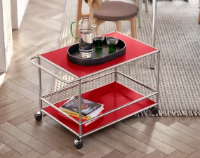 Servírovací vozík USM Haller, graphite black