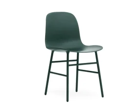Židle Form Steel, green