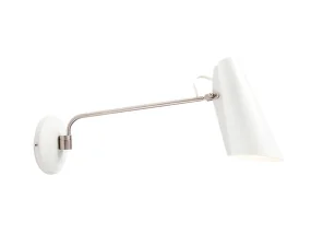 Nástěnná lampa Birdy Swing, white