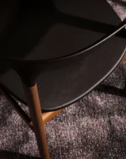 Židle Herit Armchair Smoked Oak, black