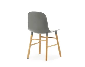 Židle Form Oak, grey