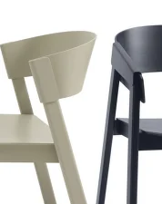 Židle Cover Side Chair, dark beige