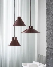 Závěsná lampa Top Ø28, deep red