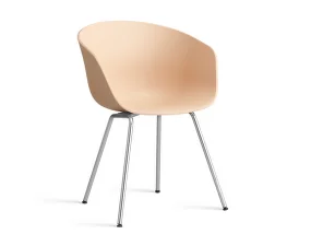 Židle AAC 26 Chromed Steel, pale peach