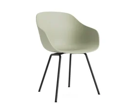 Židle AAC 226 Black Powder Coated Steel, pastel green