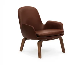 Křeslo Era Lounge Low Walnut, Ultra Leather