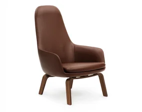 Křeslo Era Lounge High Walnut, Ultra Leather