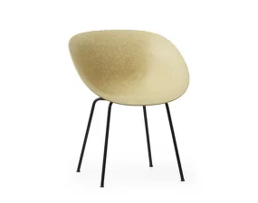 Židle s područkami Mat, hemp / black