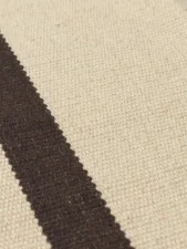 Koberec Calm Kelim Runner 80x200, off-white/coffee