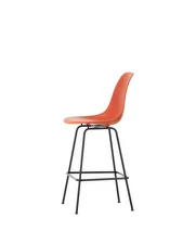 Barová židle Eames Plastic Low, poppy red