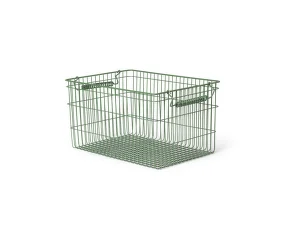 Úložný koš Cala Stackable Baskets set 2ks, verdant green