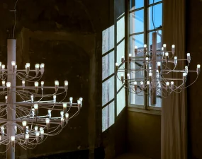 Lustr 2097/30 Frosted Bulbs, chrome