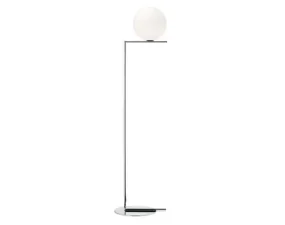 Stojací lampa IC F2, chrome