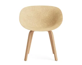 Židle s područkami Mat, hemp / beech