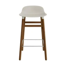 Barová židle Form 65 cm Walnut, light grey