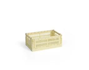 Úložný box Colour Crate Small, light yellow