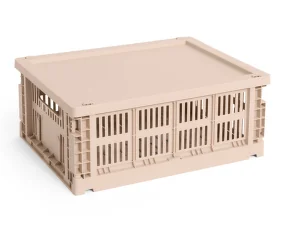 Plastové víko Colour Crate Medium, sage green
