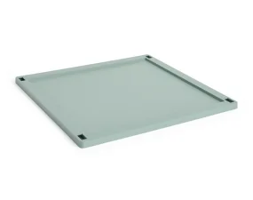 Plastové víko Colour Crate Large Square, sage green