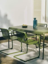 Židle Palissade Cantilever Dining Armchair, olive