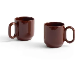 Hrnek Barro set 2ks, burgundy