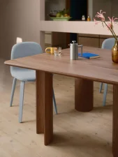 Stůl Re-norm 130x120, lacquered walnut