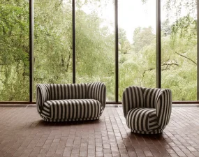 Sofa Rico 2, Louisiana sand / off-white