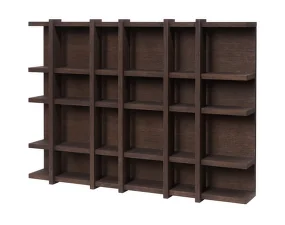 Police Tilem 6x4, dark stained oak