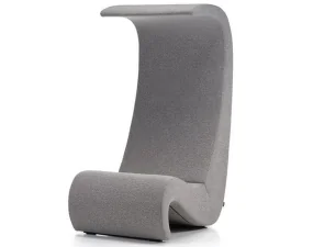 Křeslo Amoebe Highback, salt and pepper
