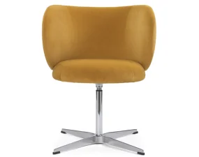 Jídelní židle Rico Swivel, Rich Velvet honey