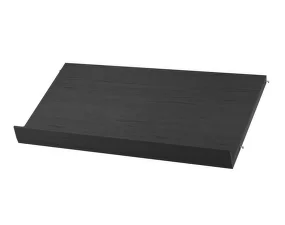 Police String Magazine Shelf 78 x 30, dark oak