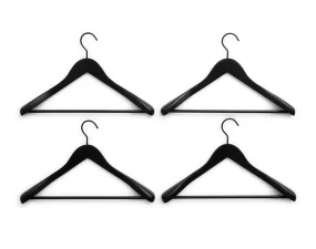 Ramínka Smooth Wide with Bar set 4ks, black