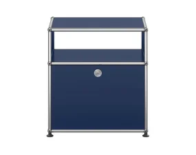 Noční stolek USM Haller M55, steel blue