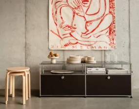 Komoda pod TV USM Haller O2, light grey