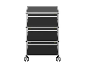 Zásuvkový kontejner na kolečkách USM Haller M26, graphite black