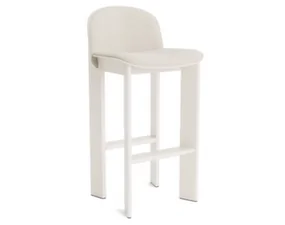 Barová židle Chisel 35 H75, cream white lacquered beech / Mode 11