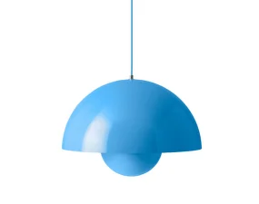 Závěsná lampa Flowerpot VP2, swim blue