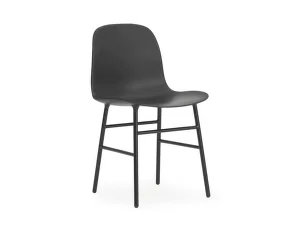 Židle Form Steel, black