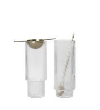 Sklenice Ripple Long Drink set 4ks, clear